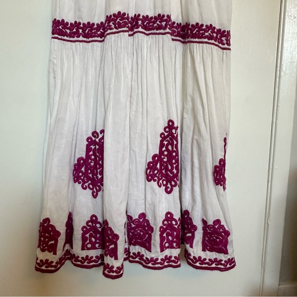 Embroidered Anthropologie Maxi Dress Size 6 - Picture 5 of 10